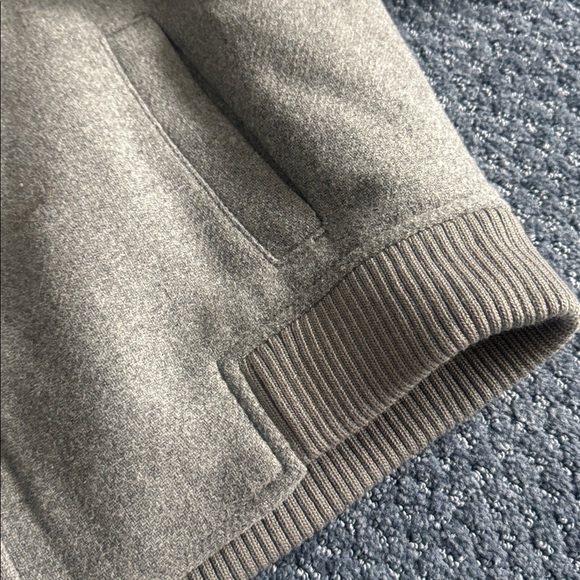 LOFT Gray bomber Jacket - Picture 4 of 6